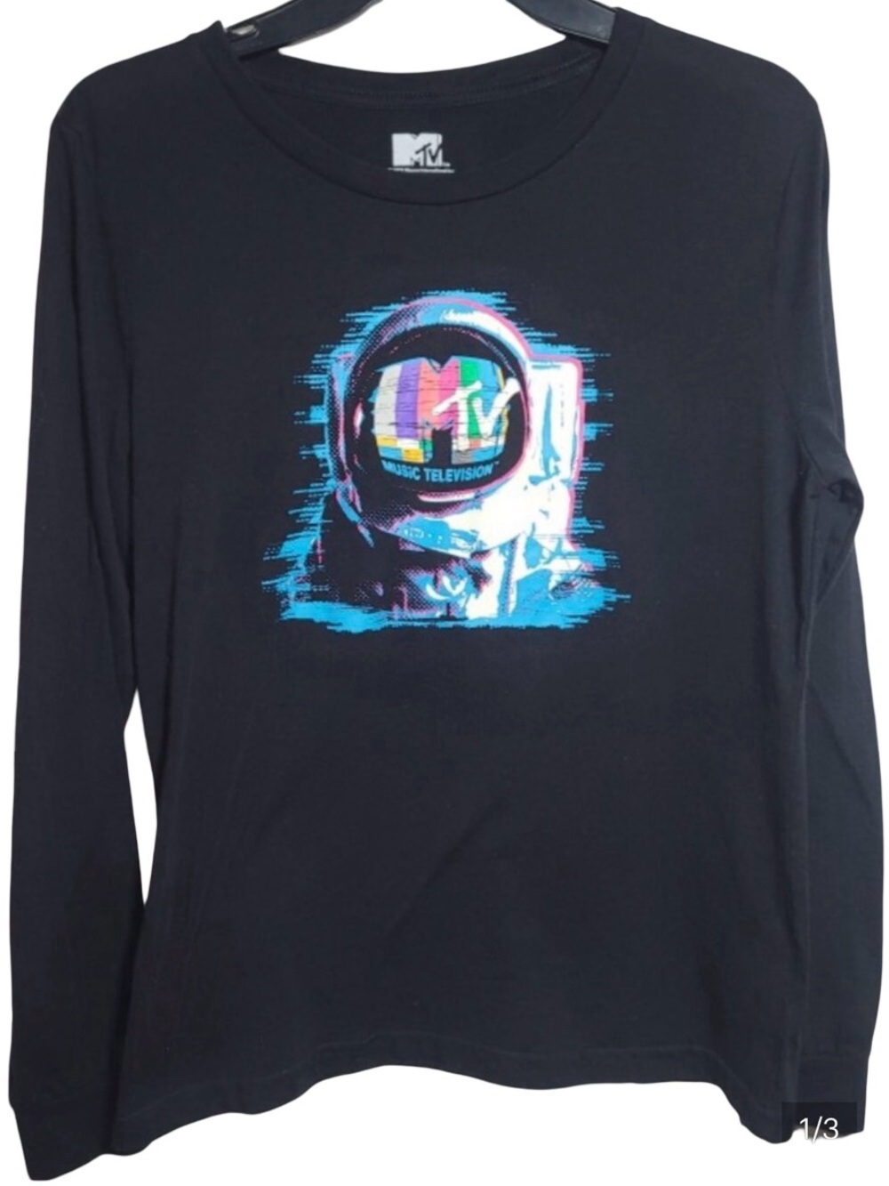 MTV Static Glitch Logo Moon Man